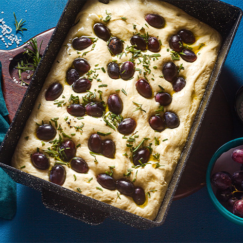 rosemary grape focaccia recipe