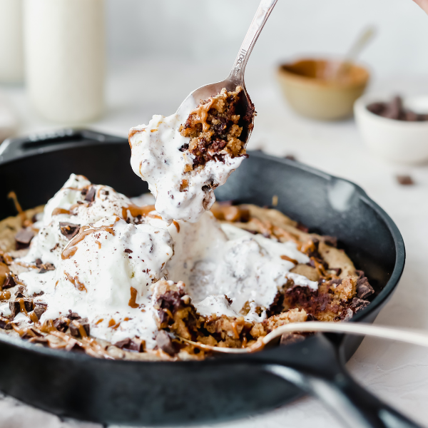 Chocolate Chip Skillet Cookie
